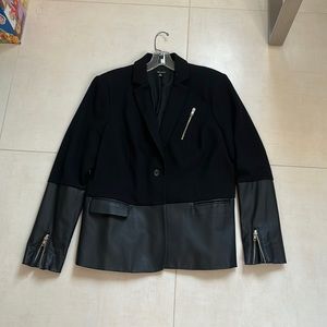 I ❤️ Ronson faux leather blazer